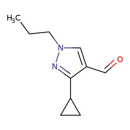 3-Cyclopropyl-1-propyl-1H-pyrazole-4-carbaldehyde