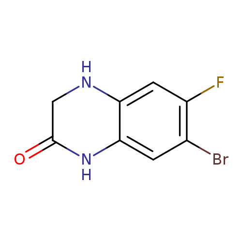 7-Bromo-6-fluoro-3,4-dihydroquinoxalin-2(1H)-one