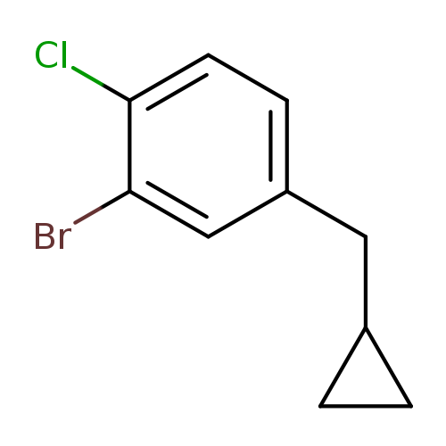 2-Bromo-1-chloro-4-(cyclopropylmethyl)benzene