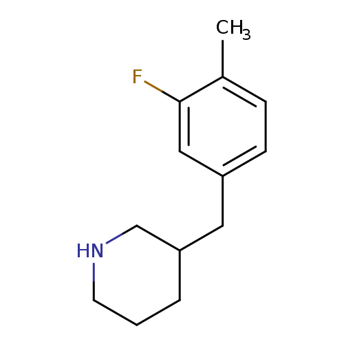 3-(3-Fluoro-4-methyl-benzyl)-piperidine