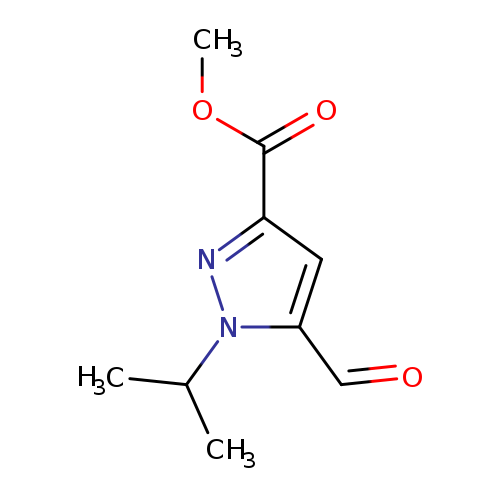 1H-Pyrazole-3-carboxylic acid, 5-formyl-1-(1-methylethyl)-, methyl ester