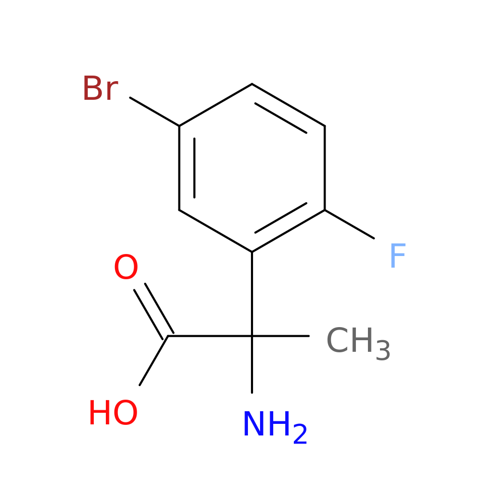 2-amino-2-(5-bromo-2-fluorophenyl)propanoic acid
