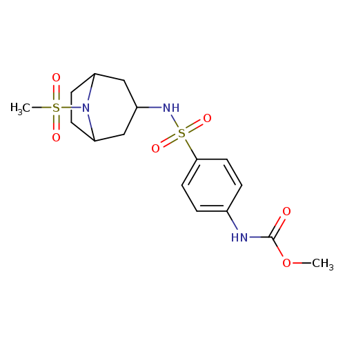 methyl N-[4-({8-methanesulfonyl-8-azabicyclo[3.2.1]octan-3-yl}sulfamoyl)phenyl]carbamate