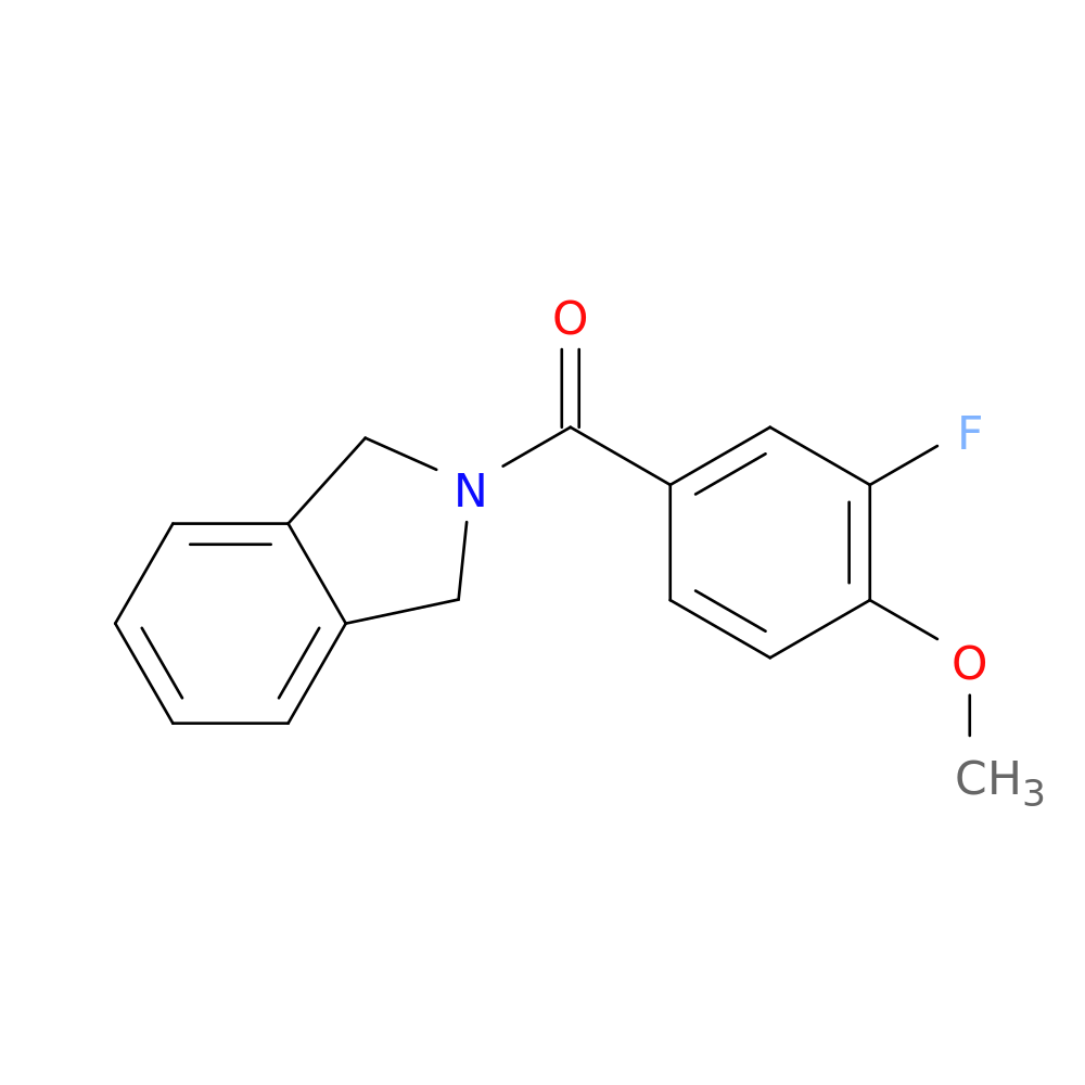 2-(3-fluoro-4-methoxybenzoyl)-2,3-dihydro-1H-isoindole