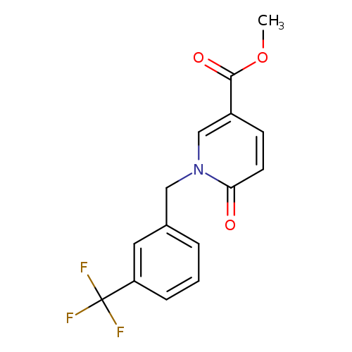 methyl 6-oxo-1-{[3-(trifluoromethyl)phenyl]methyl}-1,6-dihydropyridine-3-carboxylate