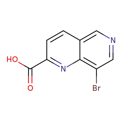 1,6-Naphthyridine-2-carboxylic acid, 8-bromo-