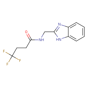 N-[(1H-1,3-benzodiazol-2-yl)methyl]-4,4,4-trifluorobutanamide