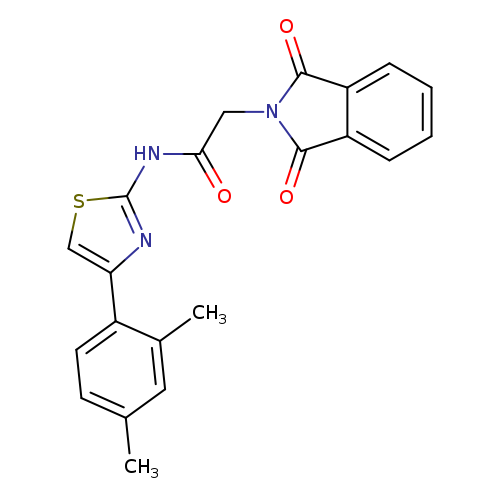 N-[4-(2,4-dimethylphenyl)-1,3-thiazol-2-yl]-2-(1,3-dioxo-2,3-dihydro-1H-isoindol-2-yl)acetamide
