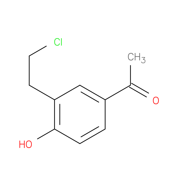 1-[3-(2-chloroethyl)-4-hydroxyphenyl]ethan-1-one