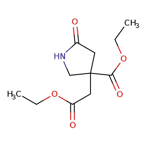 ethyl 3-(2-ethoxy-2-oxoethyl)-5-oxopyrrolidine-3-carboxylate