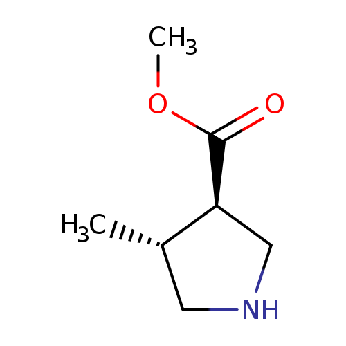 3-Pyrrolidinecarboxylic acid, 4-methyl-, methyl ester, (3R,4R)-rel-