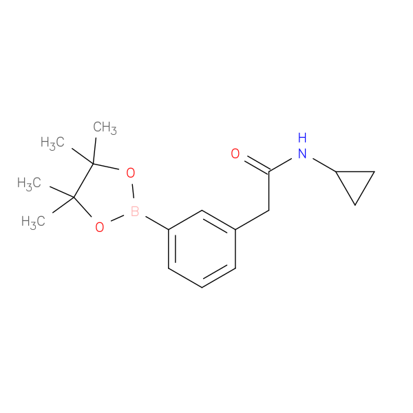 3-(N-Cyclopropylaminocarbonyl)methylphenylboronic acid, pinacol ester