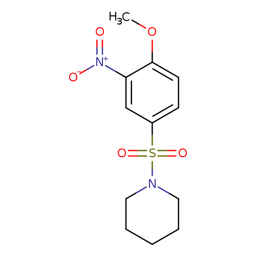1-(4-methoxy-3-nitrobenzenesulfonyl)piperidine