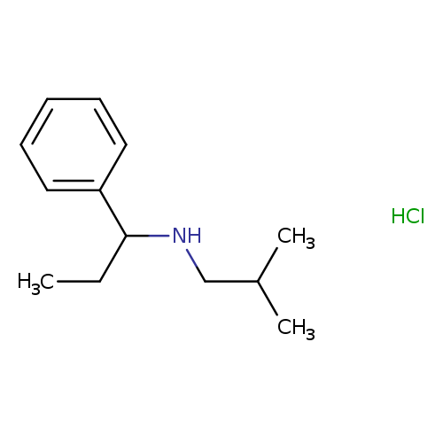 (2-methylpropyl)(1-phenylpropyl)amine hydrochloride