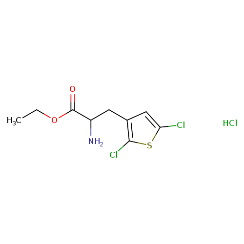 ethyl 2-amino-3-(2,5-dichlorothiophen-3-yl)propanoate hydrochloride