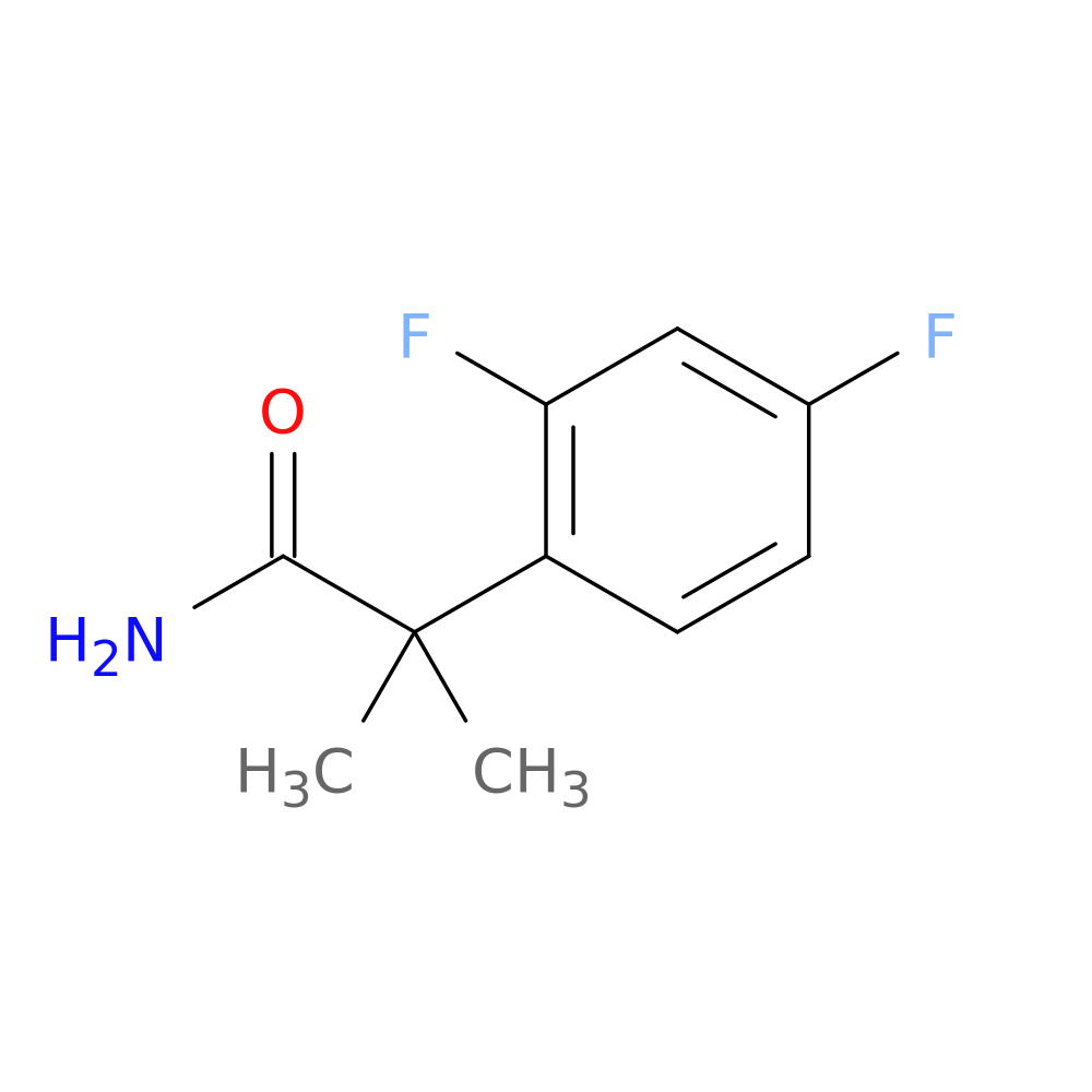 2-(2,4-difluorophenyl)-2-methylpropanamide