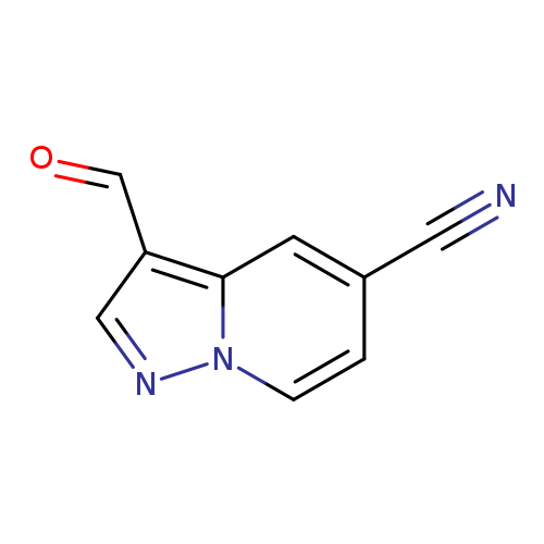 3-formylpyrazolo[1,5-a]pyridine-5-carbonitrile