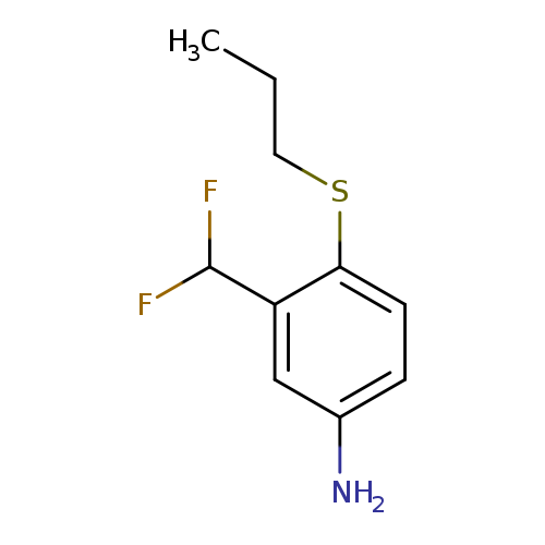 3-(Difluoromethyl)-4-(propylsulfanyl)aniline