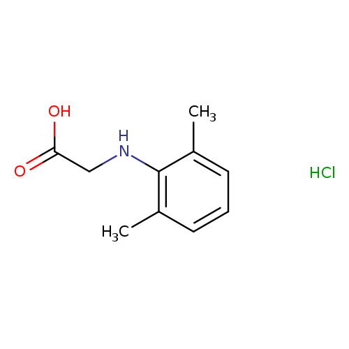 2-[(2,6-dimethylphenyl)amino]acetic acid hydrochloride