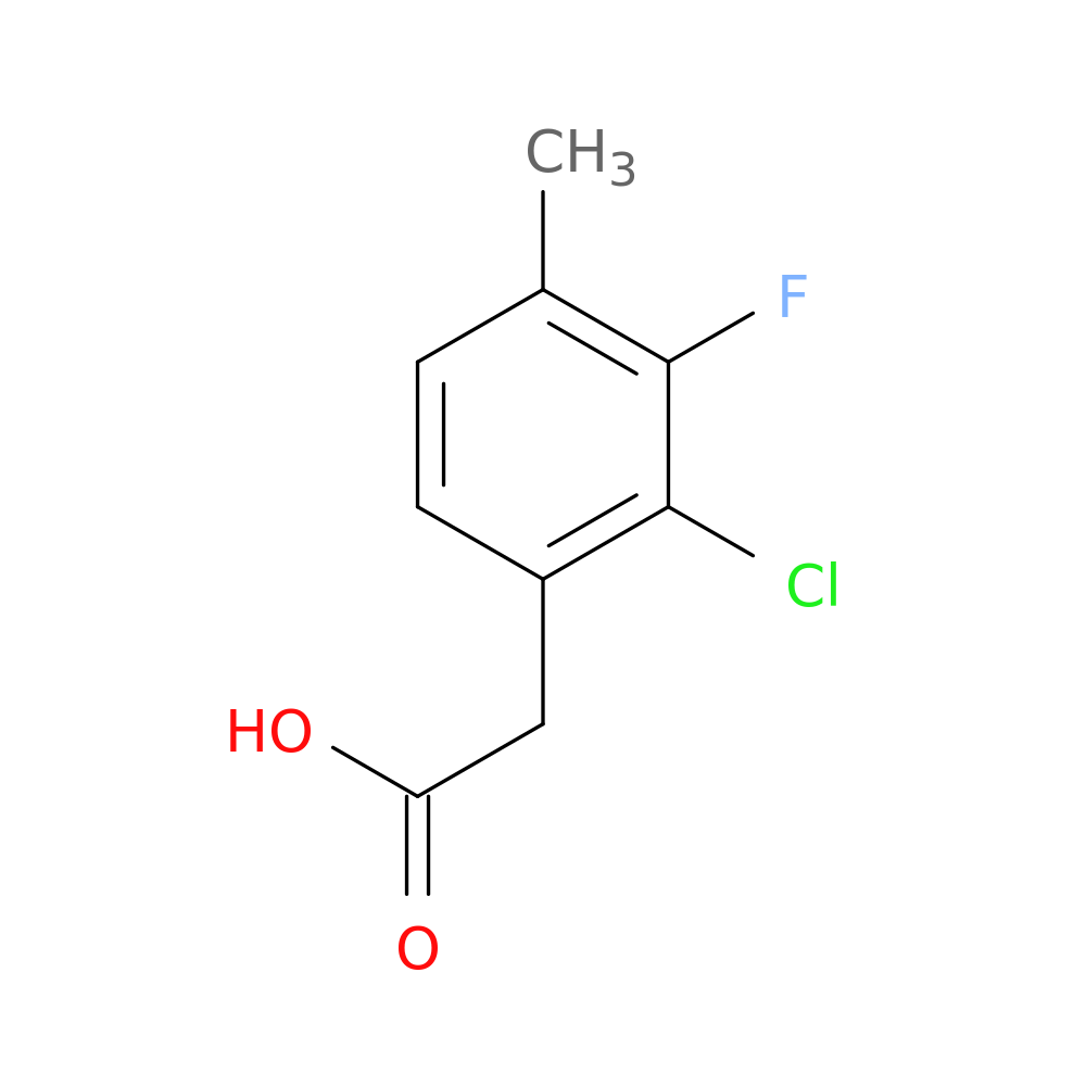 2-(2-chloro-3-fluoro-4-methylphenyl)acetic acid