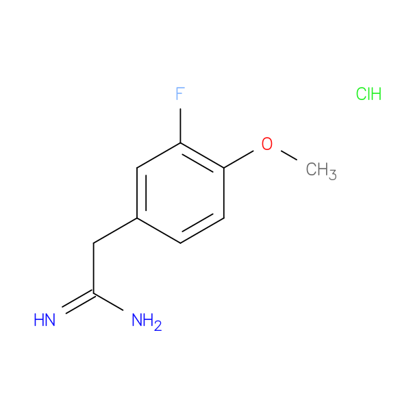 2-(3-fluoro-4-methoxyphenyl)ethanimidamide hydrochloride