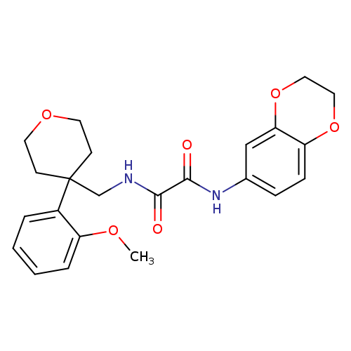 N-(2,3-dihydro-1,4-benzodioxin-6-yl)-N'-{[4-(2-methoxyphenyl)oxan-4-yl]methyl}ethanediamide