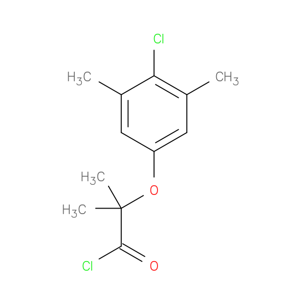 2-(4-Chloro-3,5-dimethylphenoxy)-2-methylpropanoyl chloride