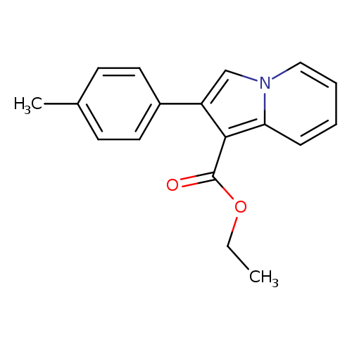 Ethyl 2-(4-methylphenyl)-1-indolizinecarboxylate
