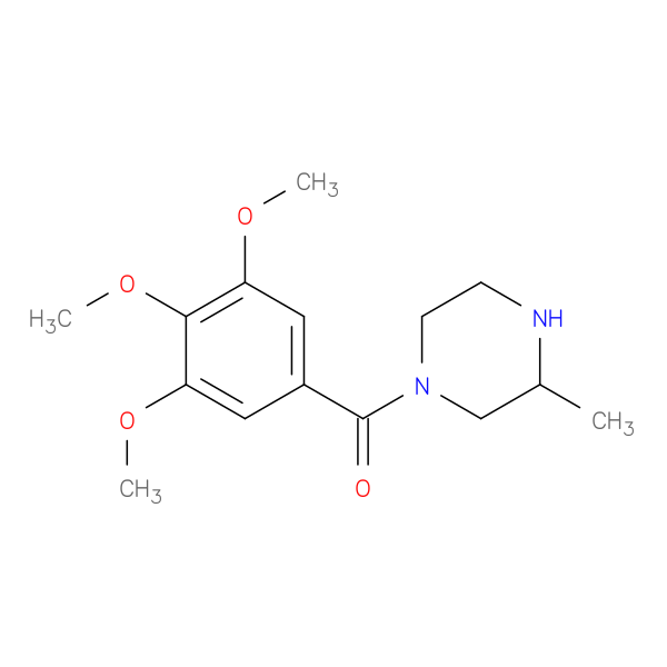3-methyl-1-(3,4,5-trimethoxybenzoyl)piperazine