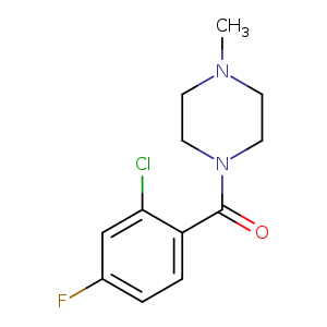 1-(2-chloro-4-fluorobenzoyl)-4-methylpiperazine