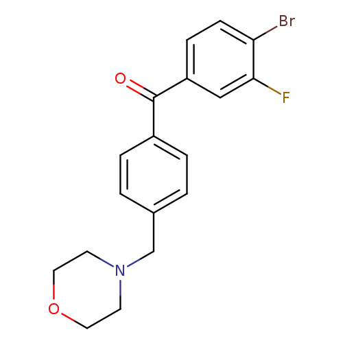 4-Bromo-3-fluoro-4'-morpholinomethyl benzophenone