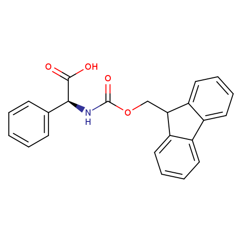 Benzeneacetic acid, α-[[(9H-fluoren-9-ylmethoxy)carbonyl]amino]-, (αS)-