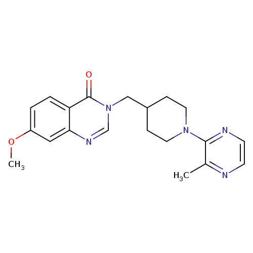 7-methoxy-3-{[1-(3-methylpyrazin-2-yl)piperidin-4-yl]methyl}-3,4-dihydroquinazolin-4-one
