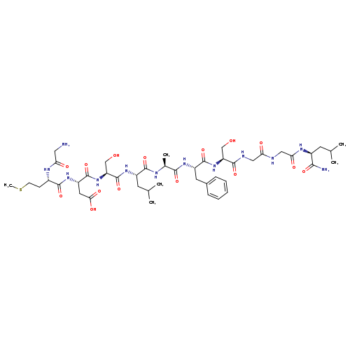 L-Leucinamide, glycyl-L-methionyl-L-α-aspartyl-L-seryl-L-leucyl-L-alanyl-L-phenylalanyl-L-serylglycylglycyl-