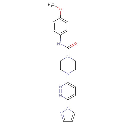 N-(4-methoxyphenyl)-4-[6-(1H-pyrazol-1-yl)pyridazin-3-yl]piperazine-1-carboxamide