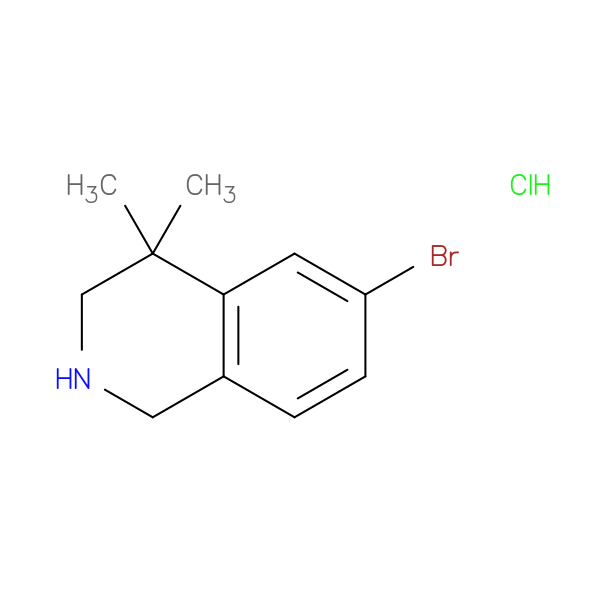6-Bromo-4,4-dimethyl-1,2,3,4-tetrahydroisoquinoline hydrochloride
