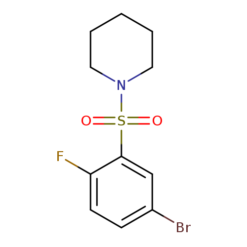 1-[(5-Bromo-2-fluorobenzene)sulfonyl]piperidine