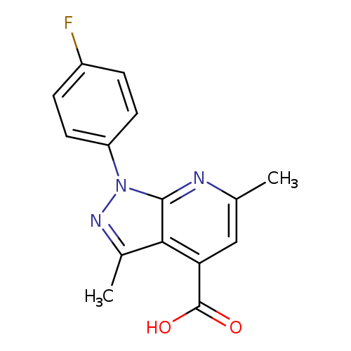 1-(4-Fluorophenyl)-3,6-dimethyl-1H-pyrazolo[3,4-b]pyridine-4-carboxylic acid