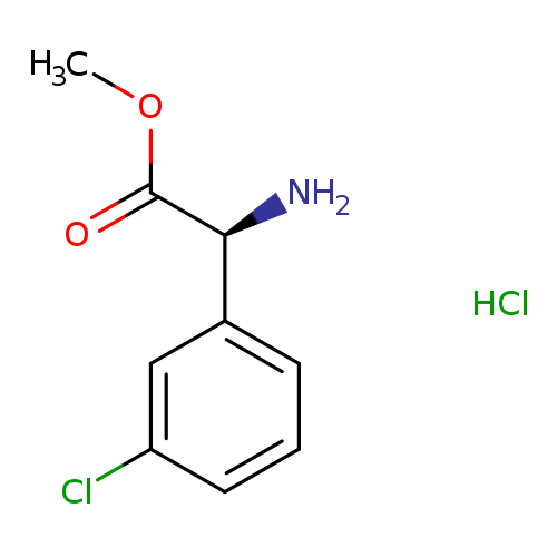 Methyl (S)-a-Amino-3-chloro-benzeneacetate HCl