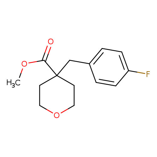 methyl 4-[(4-fluorophenyl)methyl]oxane-4-carboxylate