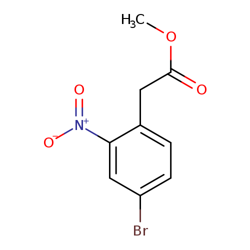 Benzeneacetic acid, 4-bromo-2-nitro-, methyl ester