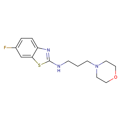6-Fluoro-N-(3-morpholin-4-ylpropyl)-1,3-benzothiazol-2-amine