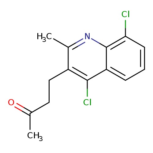 4-(4,8-Dichloro-2-methylquinolin-3-yl)butan-2-one