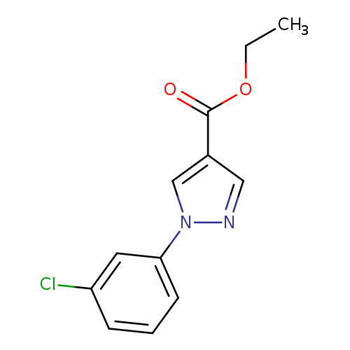 Ethyl 1-(3-chlorophenyl)-1h-pyrazole-4-carboxylate