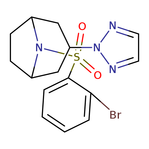 8-(2-bromobenzenesulfonyl)-3-(2H-1,2,3-triazol-2-yl)-8-azabicyclo[3.2.1]octane