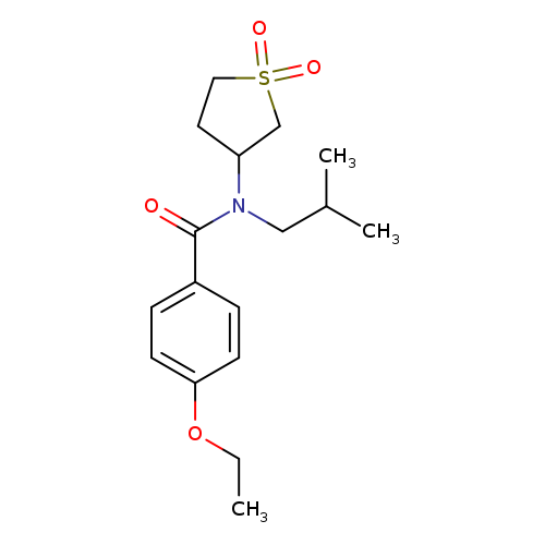N-(1,1-dioxo-1lambda6-thiolan-3-yl)-4-ethoxy-N-(2-methylpropyl)benzamide
