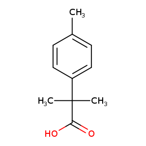 Benzeneacetic acid, α,α,4-trimethyl-