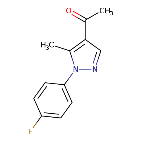 1-[1-(4-Fluorophenyl)-5-methyl-1h-pyrazol-4-yl]ethan-1-one