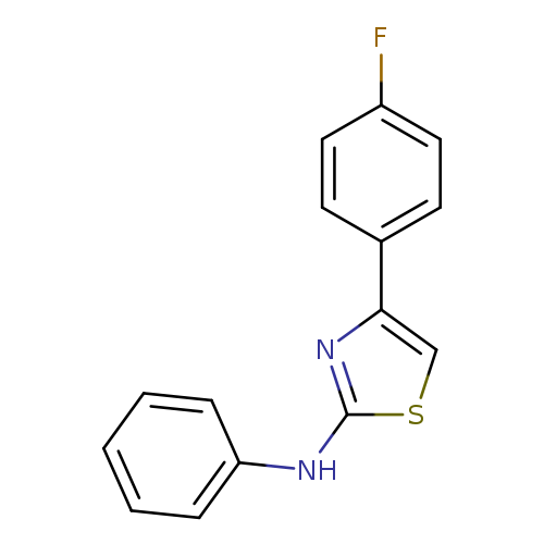 4-(4-FLUORO-PHENYL)-THIAZOL-2-YL]-PHENYL-AMINE