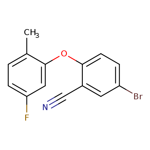 5-Bromo-2-(5-fluoro-2-methylphenoxy)benzonitrile
